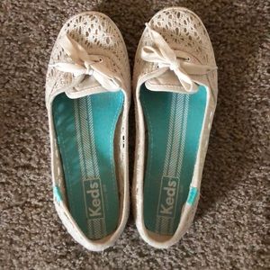 Keds laced flats
